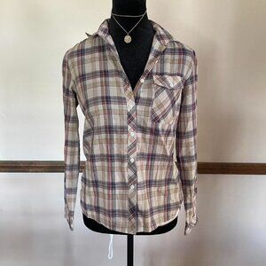 Vintage Foxmoor Plaid Cowboy shirt 70s Retro Cottagecore Westen Ranchcore Grunge